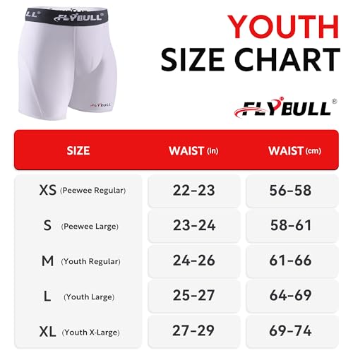 2-Pack Boys Cup Underwear Youth Boxer Briefs with 1 Protective Athletic Cup for Baseball, Football, Lacrosse - color: White, size: Small