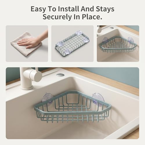 JJUNW 8pcs Sponge Holder Suction, 2 Inch and 2.5 Inch PVC Heavy Replacement Suction Cups for Sponge Holder, Kitchen Sink Caddy Suction Cup, suction cups for sink caddy