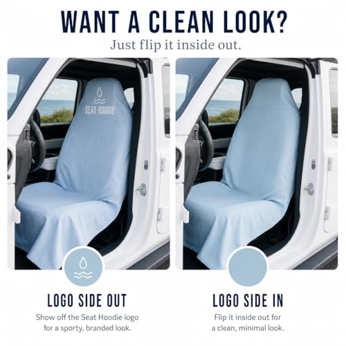 Car Seat Towel | Premium Microfiber Towel Seat Covers for Cars | Universal Fit & Machine Washable | Portable Car Seat Towel Cover After Gym, Yoga, Beach Navy - color: Navy