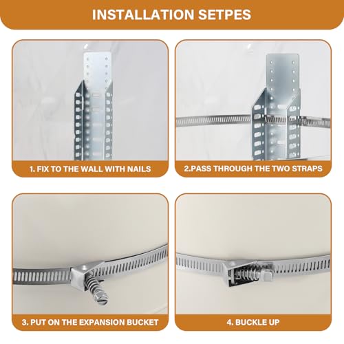 Universal Expansion Tank Water Heater Wall Mounting Bracket - style: bracket