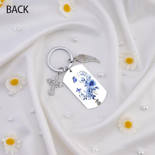 isiyu Christian Gifts for Women Religious Gifts for Men Spiritual Keychain Bible Verse Accessory for Everyday Carry Bag Decoration Faith Inspired Keychain
