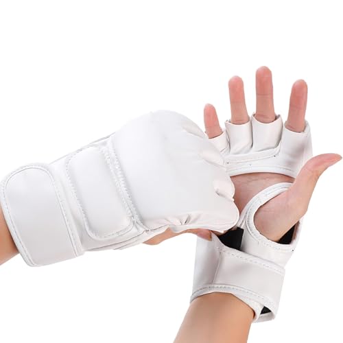 MMA Sparring Gloves for Men Women, Open Palm Training Boxing Gloves for Grappling, Kickboxing, Muay Thai, Punch Bag, Taekwondo, Martial Art, Fighting, Karate Mitts