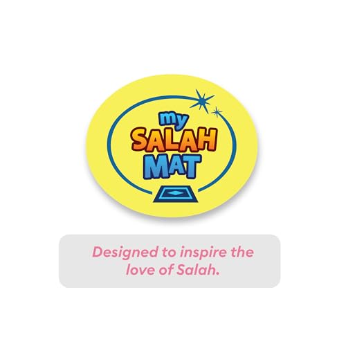 My Salah Mat 아동용 - 핑크 인터랙티브 무슬림 기도 러그 살라 학습 - 36개의 터치 키, 15개 언어, 스피커 및 소책자가 있는 재미있고 쉬운 기도 매트 - 만 3세에서 8세를 위한 이슬람 장난감