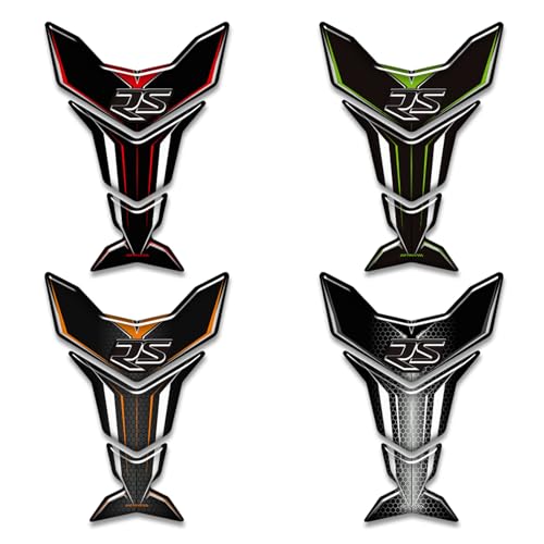 Motorcycle 3D Tank Pad Compatible with Triumph Street Triple Daytona 675 765R RS Stickers Gas Kit Knee Fish Bone Tank Pad Decals Fit for 675 765 R RS Stickers Decals Tank Protection Waterproof (A-10) - color: A-10