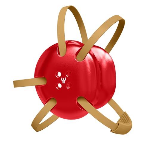 Great Call Athletics | Wrestling Classic Headgear Earguard Adult Grappling Head Gear Adjustable Ear Guards Vegas Gold Straps - style: Varsity Red w/ Vegas Gold Straps