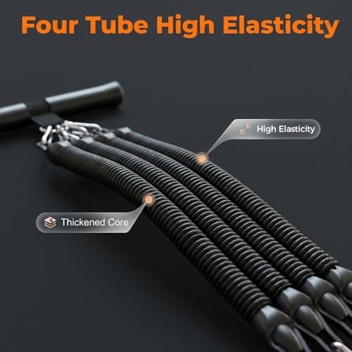 Pedal Resistance Band with Handle, 2026 Upgrade Multifunction Pedal Resistance Band, Elastic Pull Rope for Abs, Legs, Glutes, Arms, Waist - color: Pueple, size: 25-100 lb