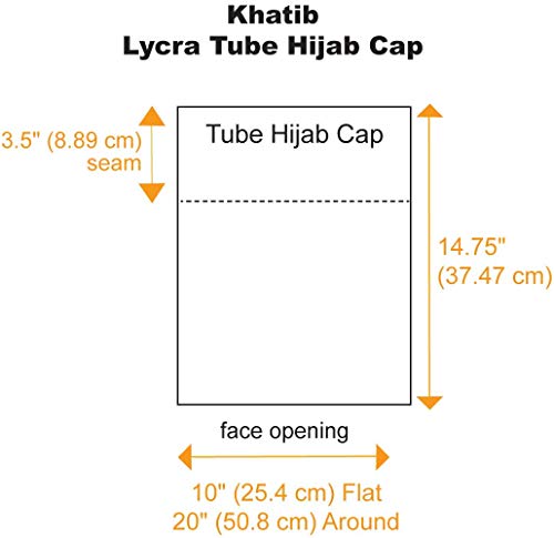 Women's Non-Slip Hijab Undercap - Spandex Elastane Breathable Tube - Soft Chemo Beanie - color: Tan