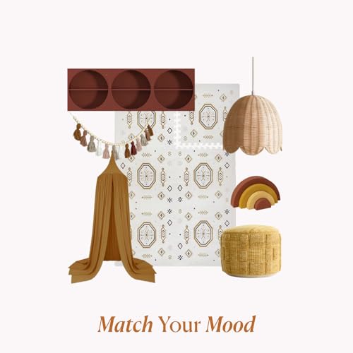 Prettier Puzzle Playmats- Baby Playmats - color: Amira - Rouge
