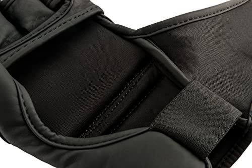 UFC Tonal MMA Gloves Grappling Fighting Fingerless Training Gloves - color: Black, size: Large