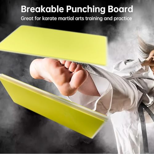 2 Pcs Rebreakable Punching Boards, Martial Arts Training Targets, Taekwondo Karate Breaking Boards with EVA Foam Cover, for Adults and Kids, 2 Sizes