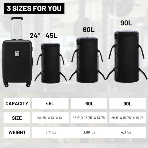 MIER 여행용 캠핑 체육관 스포츠용 대형 더플 백 백팩, 45L/60L/90L, 회색., 클래식 | 방수, 컨버터블 더플, 탈착식 백팩 스트랩, 신발 수납 공간, 튼튼한 타폴린, 3가지 사이즈 - color: 회색., size: 90L
