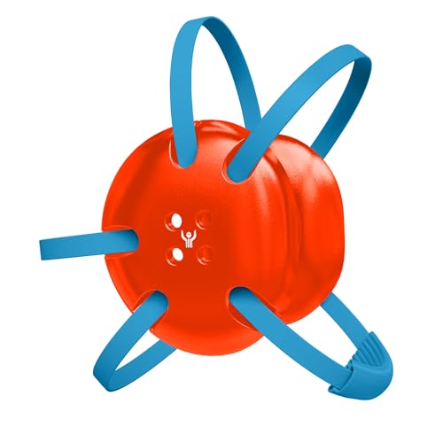 Great Call Athletics Wrestling Classic Headgear Earguard Adult Grappling Head Gear | Adjustable Ear Guards Powder Blue Straps - style: Orange w/ Powder Blue Straps