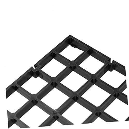 DOITOOL 6pcs Fish Segregation Board for Aquariums Black Net Hatchery for Fry Separation Increases Survival Rate Easy to Install Clamps