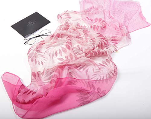 Acotavie Scarfs for Women Lightweight Fashion Scarves Print Floral Pattern Scarf Shawl Wraps - color: B05