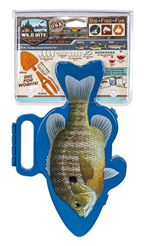 Flambeau Outdoors Wild Bite Fishing Tackle Box Kit - style: Blue Gill