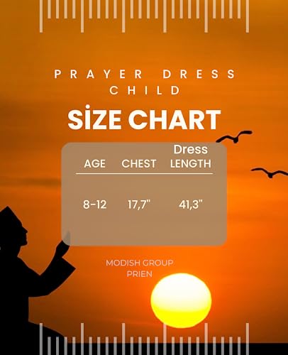 Prien Kids Prayer Dress Muslim Clothes for Girls Long Sleeve Abaya with Hijab Two Piece Maxi Islamic Set Scarf Kaftan Jilbab - color: Mint