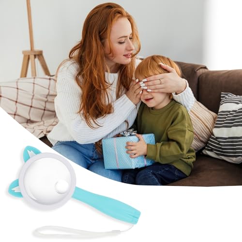 10X Kids Magnifying Glass Handheld Magnifier for Child (Kitten Style 1Pcs) | Kitten shape magnifier student exploring nature, scientific experiment Observing insect animal plant leaves explore reading - color: Kitten Style 1pcs