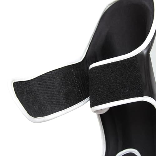 SMAI Thai MMA Kickboxing Guards for Men, Women, Kids with Comfortable, Durable, Impact Resistant, Ankle Support Shin Shields & Foot Protector a Pro-Grade Martial Arts Equipment. - size: Medium
