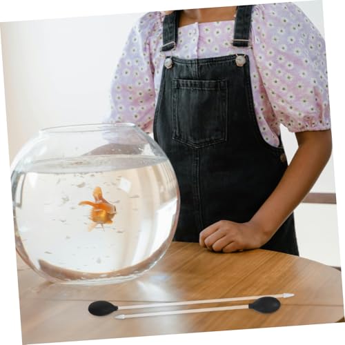 Levemolo 2pcs Fish Tank Cleaner: Aquarium Cleaning Tools Efficient Water Changing - Fish Waste Cleaner for Mini Gravel and Poop - Portable Droppers for Small Aquariums