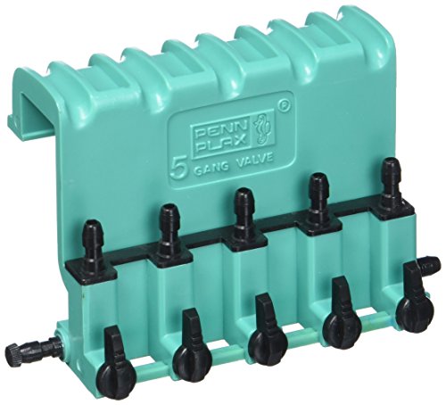 Penn-Plax Lok-Tite Plastic Gang Valve Aquarium Pump Accessories - size: 5 Valve