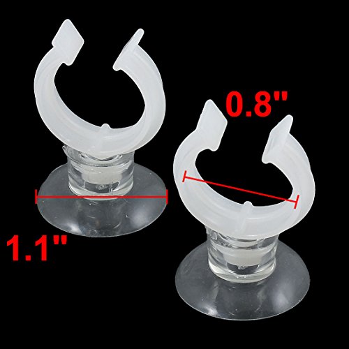 Ruilogod 5 Pcs Silicone Suction Cup Holder 20mm Dia Tube Airline for Fish Tank (id: 5d7 b24 53c 95b bd1