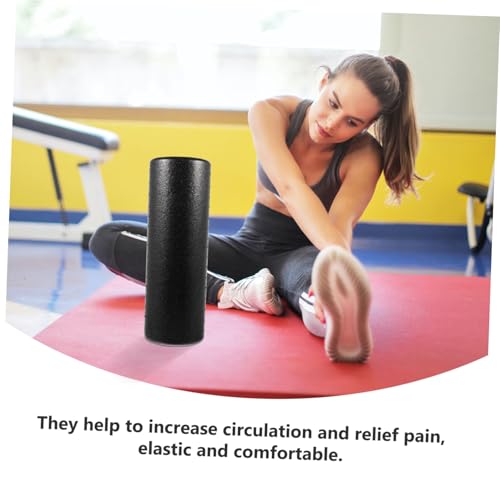 High Density Solid Foam Yoga Roller for Muscle Massage and Relief Body and Back Roller for Yoga Shoulder Neck Leg Fitness