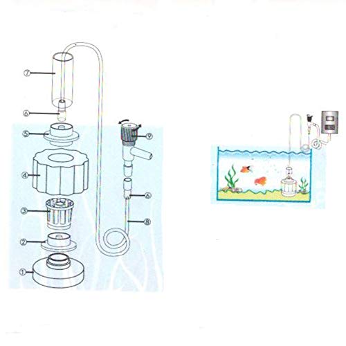 AQUANEAT 3pcs Mini Aquarium Sponge Filter, Quiet Fish Tank Bio Foam Filter, with Airline Tubing, up to 2Gal