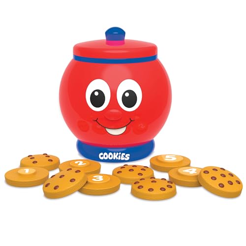 The Learning Journey Learn With Me - Count & Learn Cookie Jar - Counting and Numbers STEM Teaching Toddler Toys & Gifts for Boys & Girls Ages 2 Years and Up - Award Winning Preschool Learning Toys - style: Count & Learn Cookie Jar