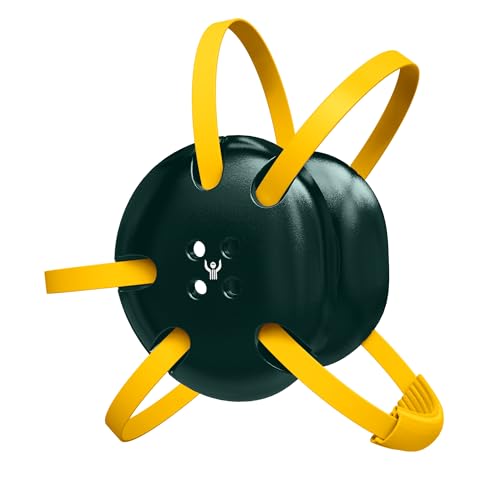 Great Call Athletics Wrestling Classic Headgear Earguard Adult Grappling Head Gear Adjustable Ear Guards Athletic Gold Straps - style: Dark Green w/ Athletic Gold Straps