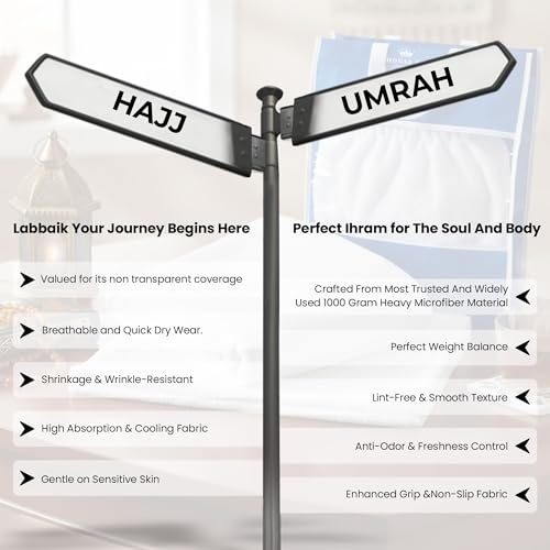 Pre-Teen Two-Piece Ihram Towel Set for Hajj and Umrah β A Pure White, Lightweight, and Travel-Friendly Children's Ihram - Breathable, Quick-Dry Microfiber Muslim Pilgrimage Wear for Boys Aged 7β11 - color: Pre_teen Ihram Set