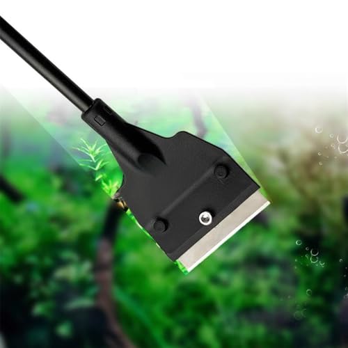 Algae Scraper for Aquarium - 26" Glass Fish Tank Cleaner with 5 Stainless Steel Blades - size: Large