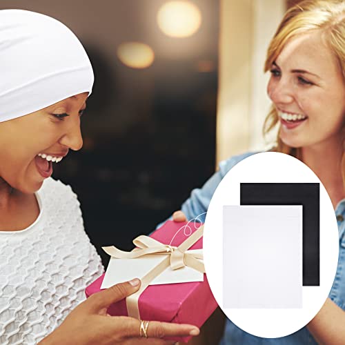 Loopeer 2 Pcs Hijab Undercaps No Slip for Women - color: White , Black