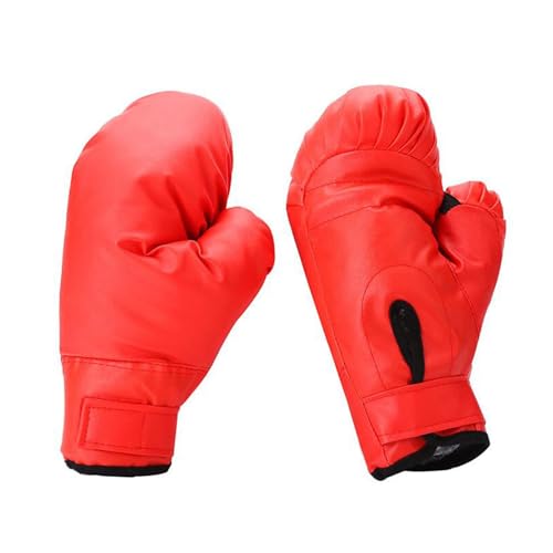2 Pair Boxing Gloves Punching Bag Gloves Hands Protection Comfortable Punch Mitts Sparring Gloves PU Leather for Grappling - size: Kids