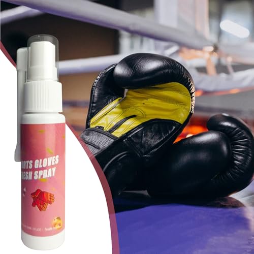 Boxing Glove Smell Remover Sports Cleaner Freshener Spray | Odor Eliminating Spray for Boxing Gloves, Gym Bags, Football Pads, Shoes, Clothes, Work Boot, Helmet, Athletic Gear