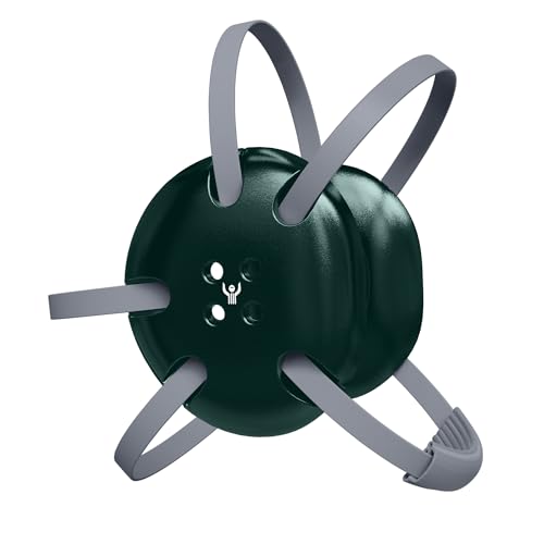 Great Call Athletics | Wrestling Classic Headgear | Earguard Adult Grappling Head Gear | Adjustable Ear Guards Silver Straps - style: Dark Green w/ Silver Straps