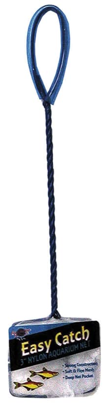 Blue Ribbon Pet Products Easy Catch Fine Mesh Fish Aquarium Net, 3 Inch