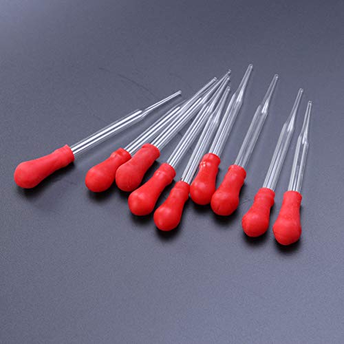 10Pcs Pipette Droppers Silicone Mold Eye Dropper for School and Home Experiments and Easy to Use Liquid Transfer Tools