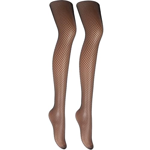 Black Fishnet Stockings for Women, Fishnet Tights Plus Size One Size Fit All - color: Black5, size: One Size