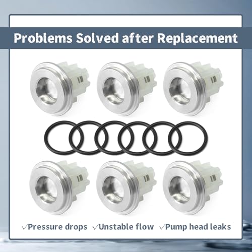 6Pcs KIT 169 Check Valve Replacement for General Pump TSF66 TSF1819 TSF2221 TSF2021 TSF2421 TSF2219 Series for Interpump (GP), Replace K169