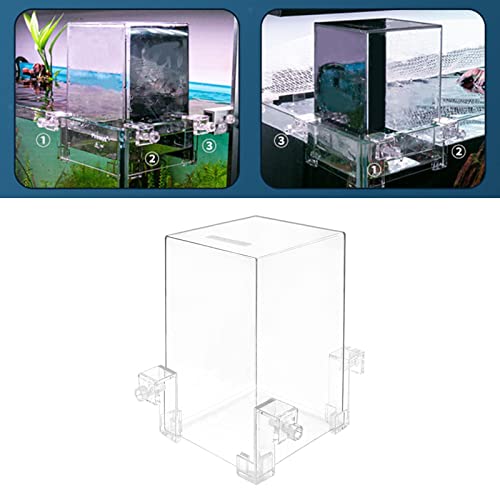 Hifybaty Negative Pressure Fish Tank - Clear Fish Elevator Water Auto-Refill Vacuum Suspended Fish Tank Water Level Maintenance, Increase Fish Activity Area, Aquarium Decoration