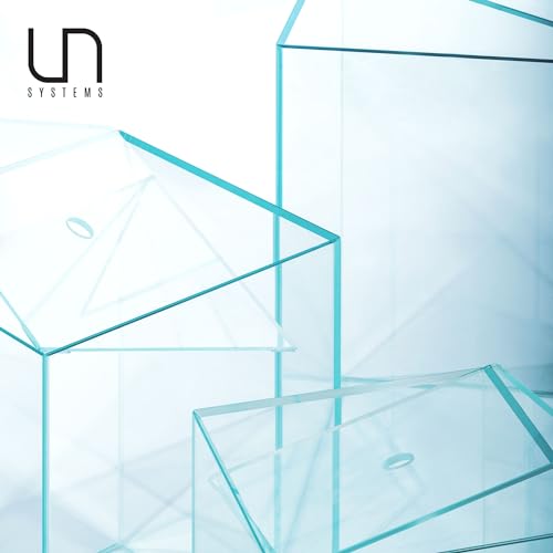 Ultum Nature Systems Prism Rimless Glass Aquarium - Cube Tank with Mitered Lid, Tall Nano Fish Tank for Home & Office - UNS Prism, 30TM - size: 11.81 x 11.81 x 17.72 inches