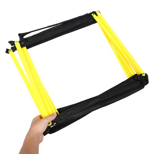 Toddmomy Training Ladder for Footwork: Nine-Square Agility Ladder Soccer and Football Training - Portable Rope Design for Speed and Agility Workouts
