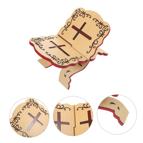 Quran Stand Elegant Reading Holder for Islamic Books Compact Design for Home Decor Craftsmanship for Quran Recitation and Study