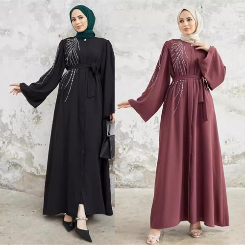 Women Kaftan Dress Prayers Full Cover Robe Women Abayas Portable Prayer Set