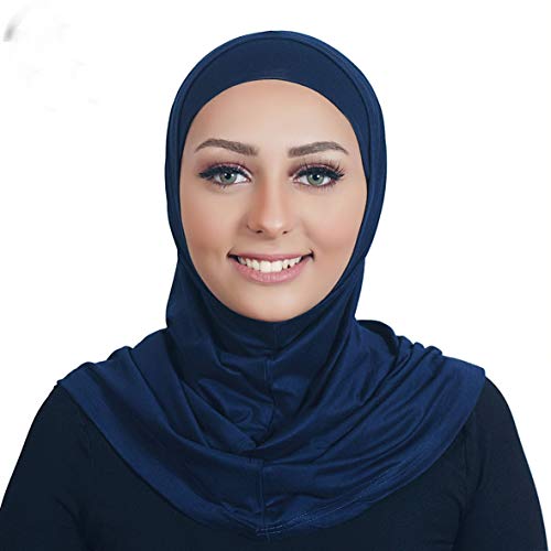 Hijab Al Amira 2 pcs - Al Amira 2 pcs Hijab Underscarf, Bandana - Hijab Accessories - color: Navy Blue