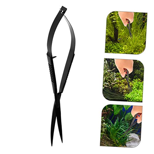 balacoo 3pcs Aquarium Scissor Professional Plant Trimmer for Aquascaping for Maintaining Substrate and Decorations for Water Plants and Tight Spaces