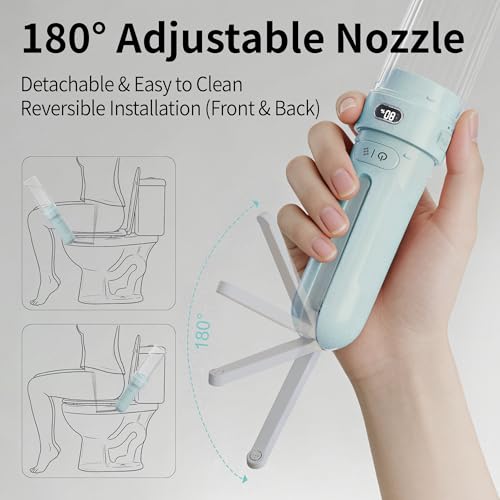 Portable Bidet for Travel,Personal Hygiene Sprayer Bottle for Women Men - color: Blue