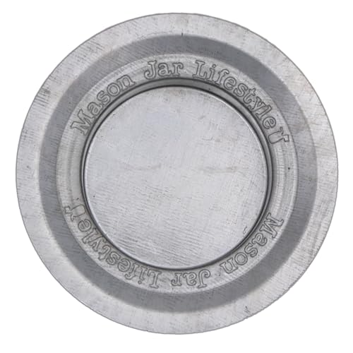 Tea Light Candle Holder Metal Lid Inserts by Mason Jar Lifestyle (6 Pack, Regular Mouth) - size: Regular Mouth