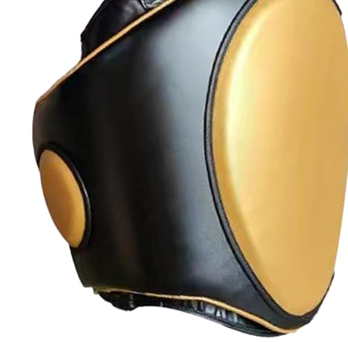 Yiju Kickboxing Thigh Pad Leg Kick Pad Versatile Body Protector Protect Pad for Taekwondo Karate Boxing Coach Trainer Equipment - color: Gold Left