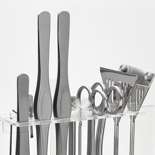 Aquariums Plant Tool Holder for Scissors Tweezers Scraper Aquariums Landscaping Rack Storage Bracket for Fishtanks Plant Care Holder